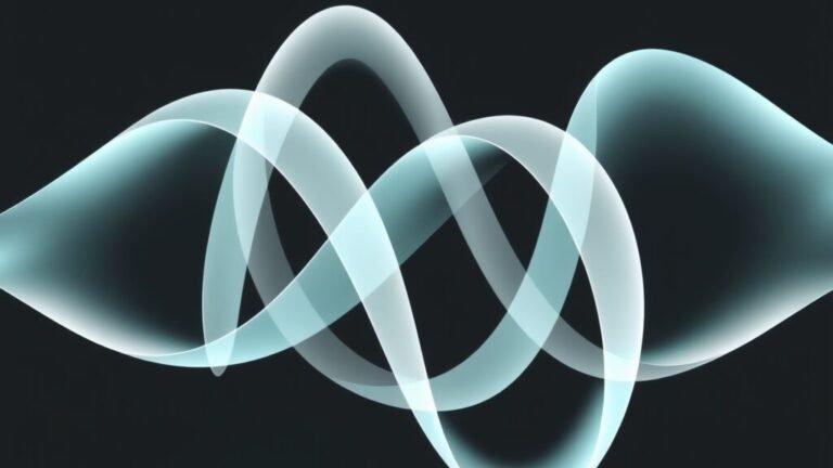 Abstract visualization of converging data waves representing time-series ensemble forecasting.